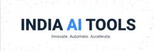 India AI Tools Website Header with Tagline Innovate Automate Accelerate