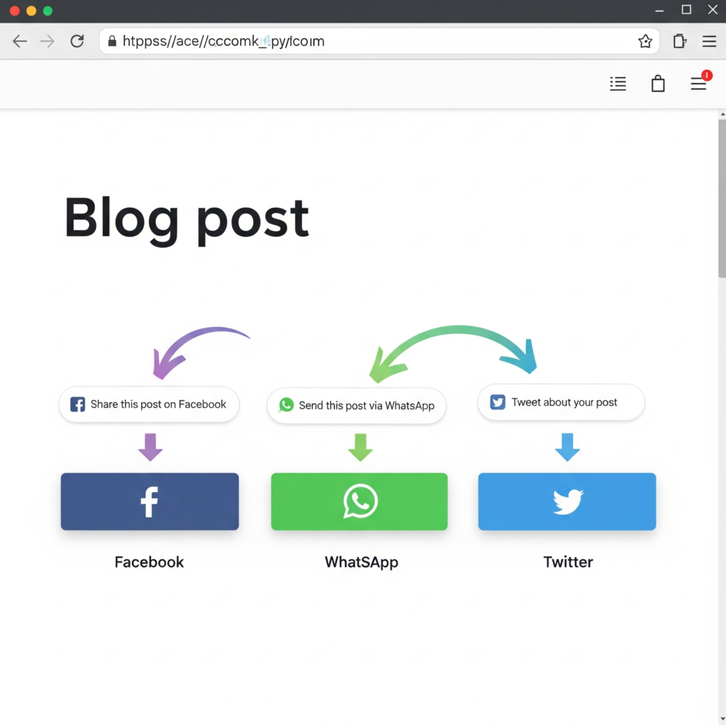wordpress auto share buttons in posts tutorial
